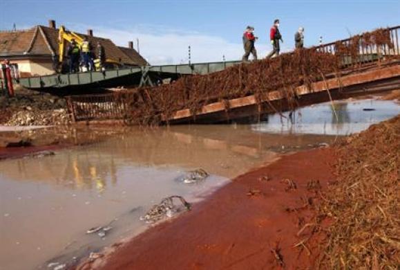Ngày 7-10, dòng bùn đỏ độc hại bị vỡ từ hồ chứa chất thải của một nhà máy nhôm ở Hungaria đã đổ tới sông Danube sau khi “làm mưa làm gió” trên các con sông và lạch nhỏ hơn. Giới chức môi trường và Liên minh châu Âu đều lo ngại về một thảm họa môi trường có thể ảnh hưởng tới 5,6 nước nếu dòng bùn đỏ, chất thải của quá trình sản xuất nhôm, làm ô nhiễm sông Danube, con sông dài thứ hai châu Âu. Giới chức ở nhiều nước hạ nguồn, như Croatia, Serbia và Romania, ngày 7-10 đã kiểm tra dòng sông cứ vài giờ một lần và hi vọng lượng nước khổng lồ của dòng sông Danube sẽ làm bão hòa chất độc.