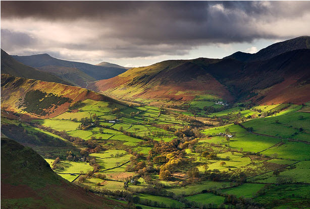 Thung lũng ánh sáng, Newlands Valley, Cumbria - Adam Burton 