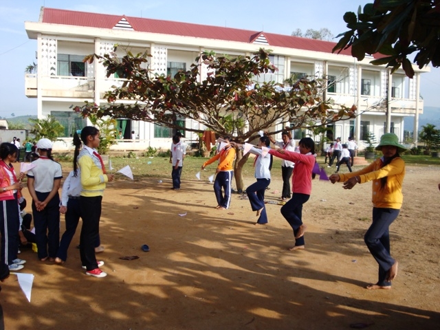 Trường THCS Quang Trung (xã Krông Nô, huyện Lak) được đầu tư xây dựng khang trang - sạch đẹp, đáp ứng nhu cầu học tập của học sinh.
