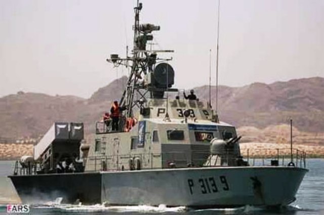 Tàu chiến của Iran trong một nhiệm vụ tại vịnh Aden hồi tháng 12-2008. (Nguồn: Internet)