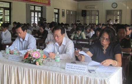 Các đại biểu tham gia hội nghị