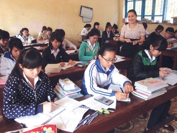 Trường THPT Dân tộc nội trú N'Trang Lơng đặc biệt quan tâm công tác phát hiện, bồi dưỡng học sinh giỏi.