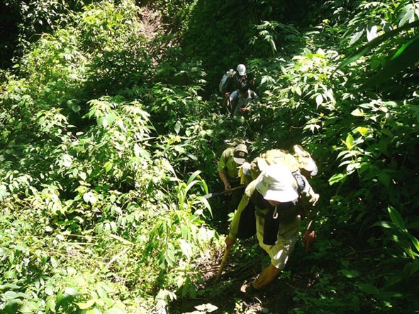 Từ nguồn chi trả DVMTR, Vườn quốc gia Cư Yang Sin có thêm điều kiện gia tăng tần suất tuần tra,  bảo vệ rừng.  Ảnh: Lê Hương