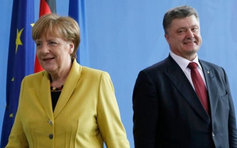 Thủ tướng Đức gặp Tổng thống Ukraine ngày 16-3 (ảnh: Reuters)