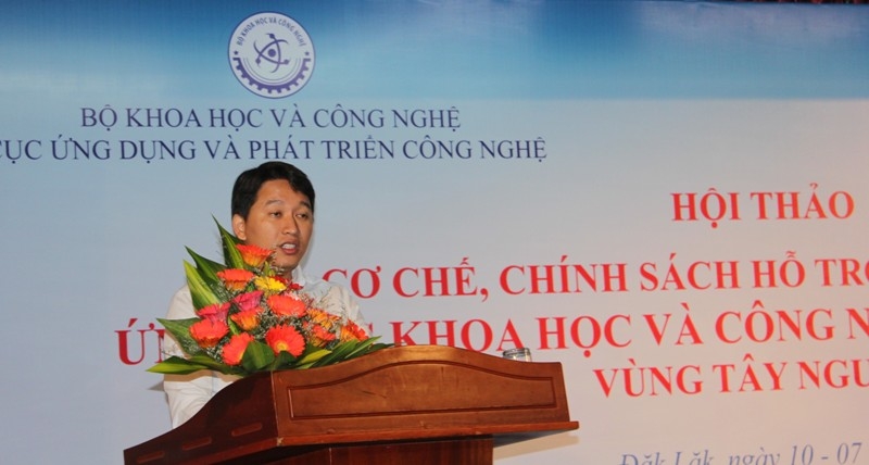 Phó Chủ tịch UBND tỉnh Đắk Lắk Nguyễn Hải Ninh phát biểu chào mừng Hội thảo