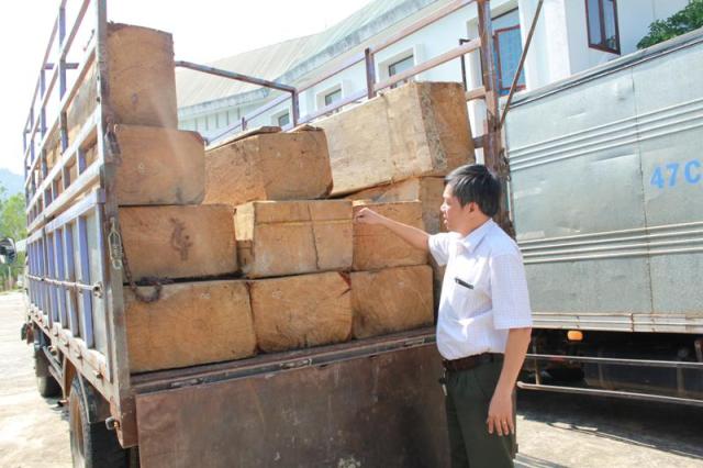 Vườn Quốc gia Chư Yang Sin bắt  xe chở gỗ trái phép