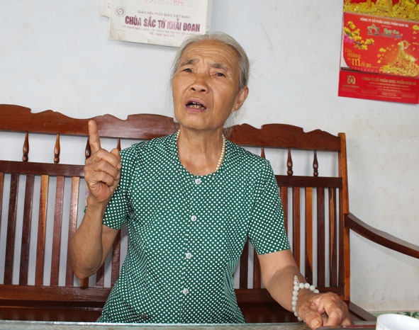  Bà Nguyễn Thị Thanh  kể lại những ngày tháng  bị tù đày  tại Nhà tù  Côn Đảo  năm xưa.