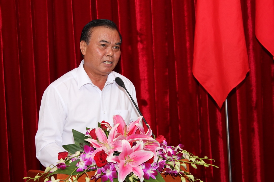 Đồng chí Êban Y Phu phát biểu khai mạc Hội nghị