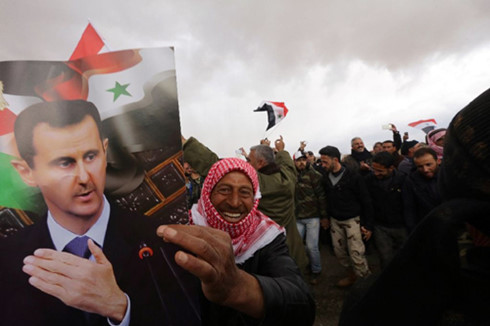 Vòng đàm phán bàn về tương lai Tổng thống Syria Assad. (ảnh: AFP)