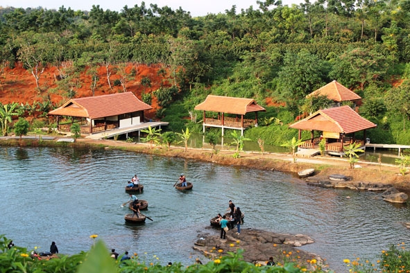 Khu du lịch sinh thái cộng đồng Ko Tam (TP. Buôn Ma Thuột) trở thành một trong những điểm đến của du khách trong và ngoài tỉnh. 
