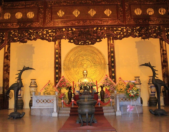 Nhà thờ Chủ tịch Hồ Chí Minh trong Văn miếu Trấn Biên.