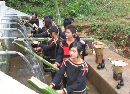 Bến nước buôn Drai Xí (xã Ea Tar) đã được sửa chữa, nâng cấp
