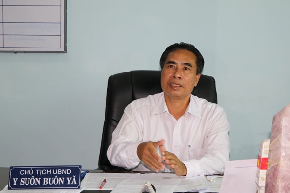 Chủ tịch UBND huyện Krông Pắc Y Suôn BYă. Ảnh: H.Gia