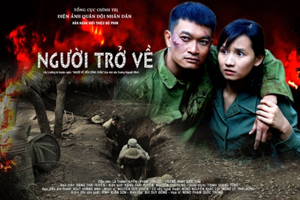 Poster phim “Người trở về” đề cập đến nỗi đau mất mát thời chiến tranh.