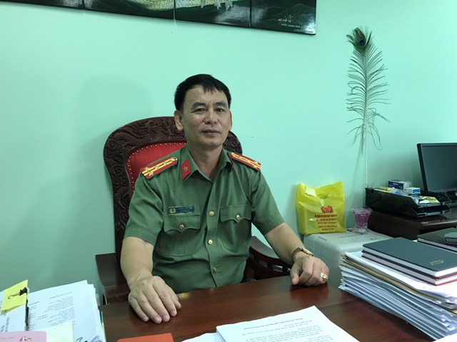 Đại tá Đoàn Quốc Thư, Phó Giám đốc Công an tỉnh