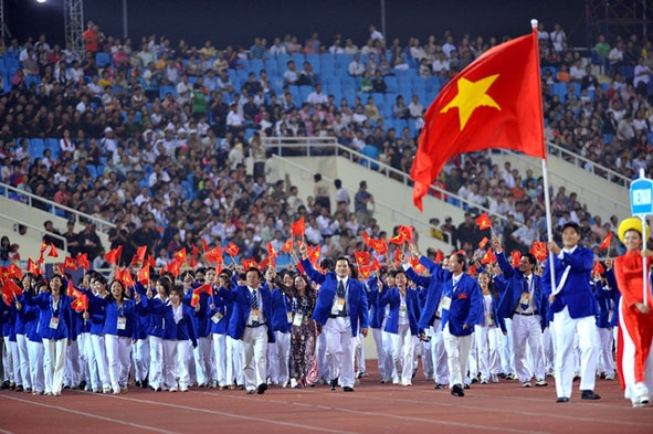 Đoàn thể thao Việt Nam ở một kỳ SEA Games.  (Ảnh tư liệu)