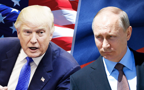 ổng thống Mỹ Donald Trump (trái) và Tổng thống Nga Vladimir Putin. (Ảnh: Getty Images)