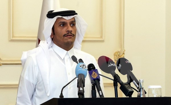 Ngoại trưởng Qatar Sheikh Mohammed bin Abdulrahman Al-Thani. (Nguồn: AFP/TTXVN)
