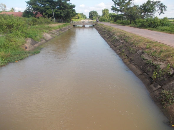 Tuyến kênh chính Đông của huyện Ea Súp.  