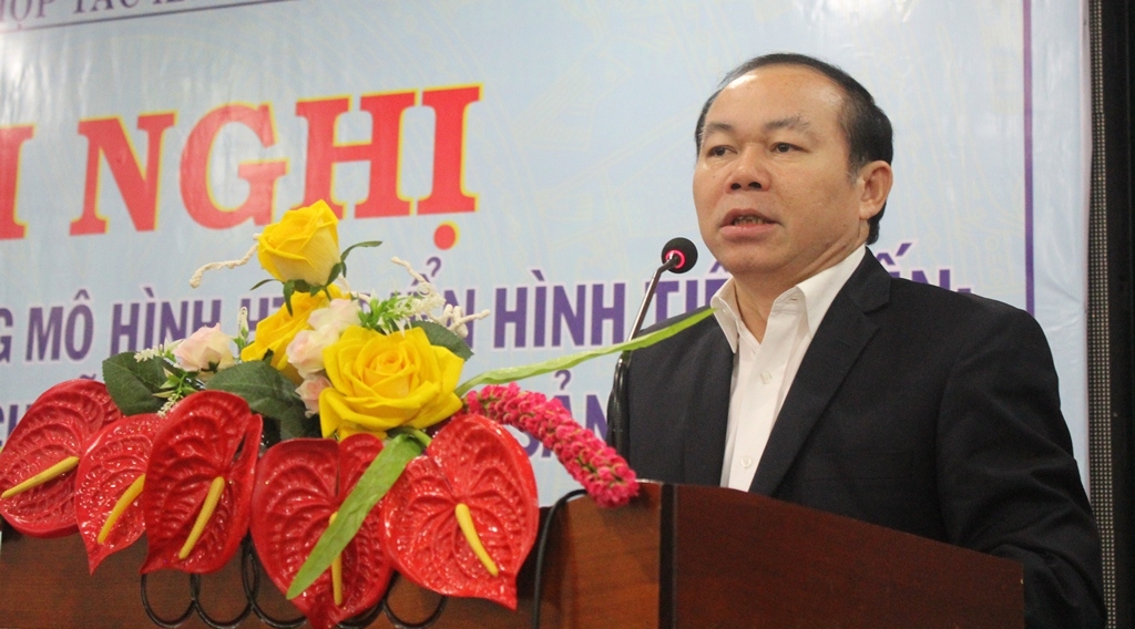 Chủ tịch Liên minh HTX Việt Nam phát biểu tại hội nghị