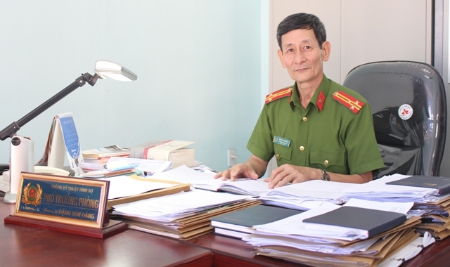 Thượng tá Đặng Sơn Đáng, Phó trưởng Phòng Cảnh sát Kỹ thuật hình sự (Công an tỉnh).