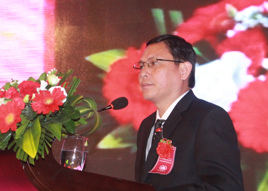 Phó Chủ tịch UBND tỉnh Nguyễn Tuấn Hà phát biểu tại Lễ kỷ niệm