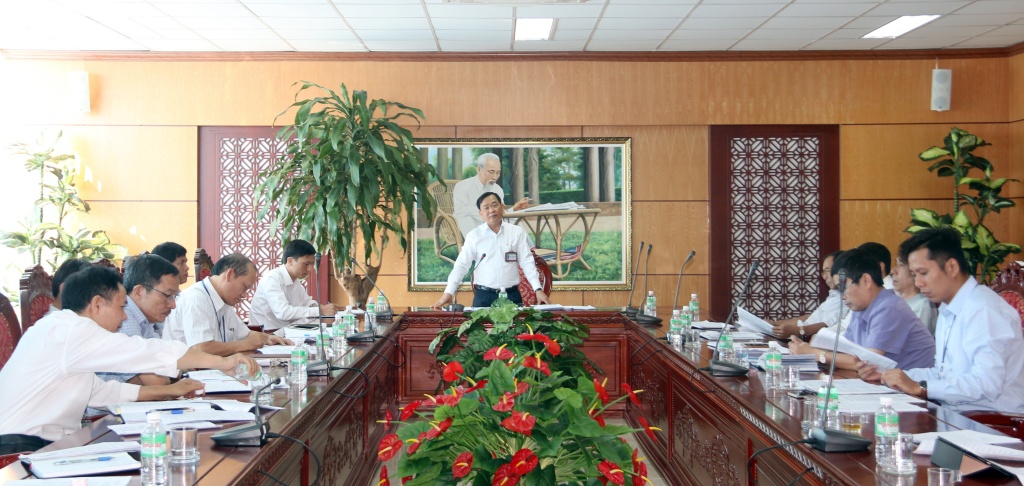 Ông Bùi Văn Chuẩn, Cục trưởng Cục Thuế, Phó Thường trực Ban Chỉ đạo chủ trì cuộc họp
