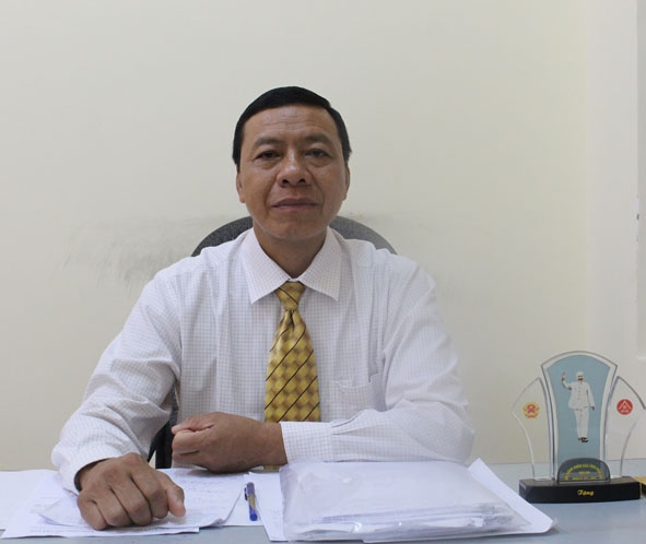 Ông Nguyễn Văn Tư, Chủ tịch Hội Nông dân tỉnh.