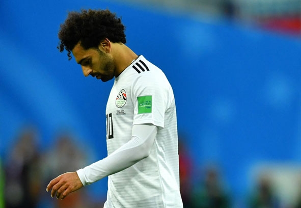 Một mình Salah không đủ để đưa Ai Cập tiến sâu vào vòng bảng  World Cup 2018.     Ảnh: Internet