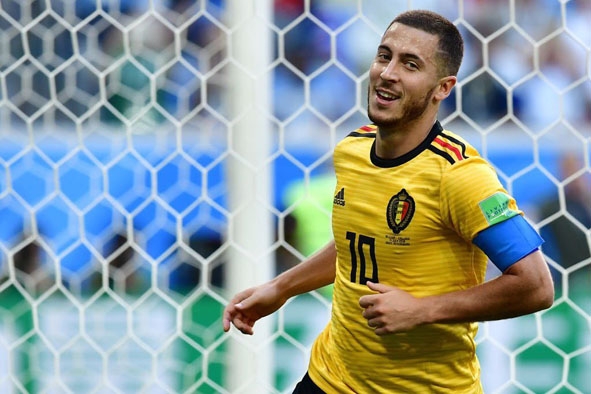 Hazard có một kỳ  World Cup đáng nhớ cùng đội tuyển Bỉ. 