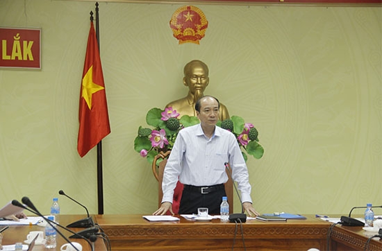 Chủ tịch UBND Phạm Ngọc Nghị phát biểu kết luận buổi làm việc