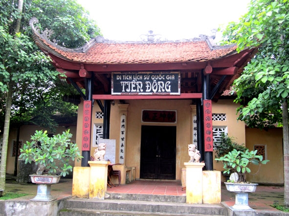 Đền thờ tướng quân Ngô Quang Bích tại Tiên Động.   