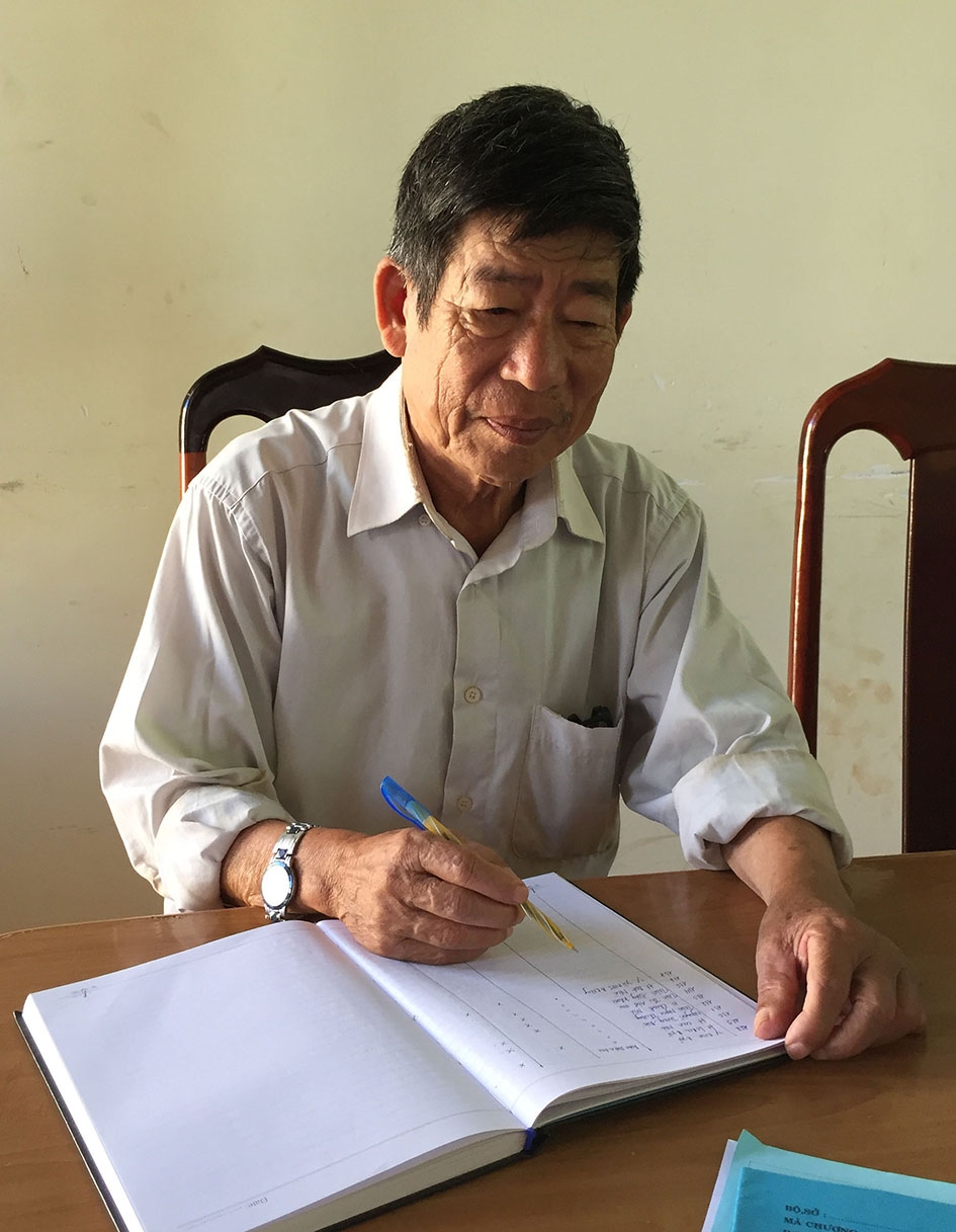 Ông Phạm Thế Luyến, Chủ tịch Hội Người cao tuổi xã Cư Huê (huyện Ea Kar).