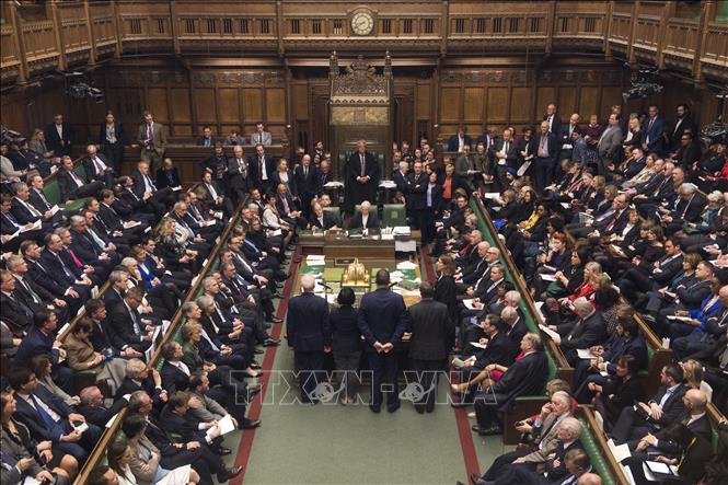 oàn cảnh một phiên họp tại Hạ viện Anh ở London.