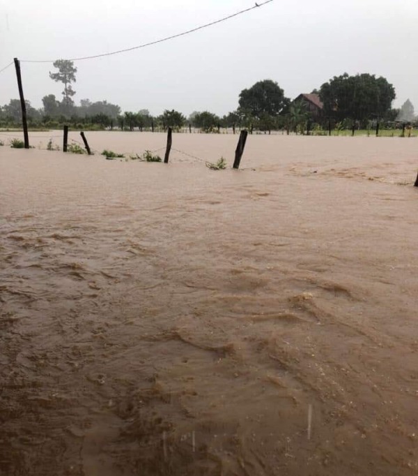 Mực nước lũ trên địa bàn huyện Ea Súp vẫn không ngừng dâng cao