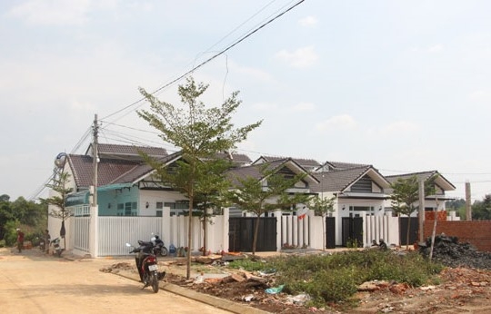 Một dự án nhà ở thương mại được xây dựng tại phường Khánh Xuân, TP. Buôn Ma Thuột