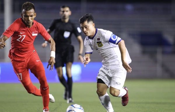 “Messi Lào” Vongchiengkham là cầu thủ đáng chú ý nhất bên phía U22 Lào. Ảnh: Internet