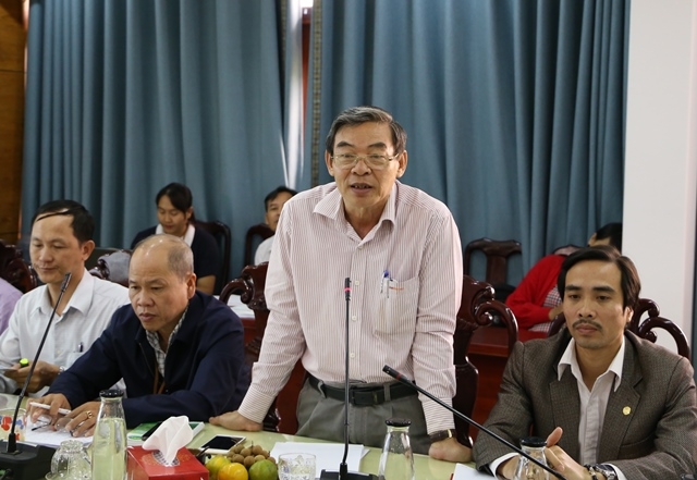 Ông Vũ Văn Đông, Phó Giám đốc Sở NN-PTNT phát biểu tại buổi đối thoại