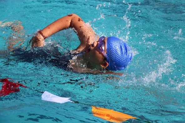VĐV tham gia Giải bơi mở rộng các câu lạc bộ tranh cúp Thành Đạt lần thứ nhất - năm 2019.  