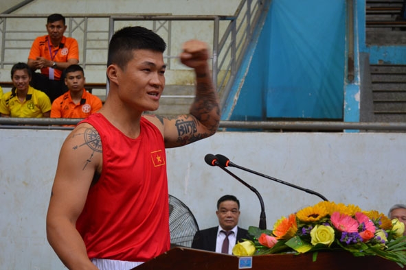 Võ sĩ Trương Đình Hoàng được kỳ vọng sưu tầm nhiều huy chương cho thể thao thành tích cao Đắk Lắk trong năm 2020.