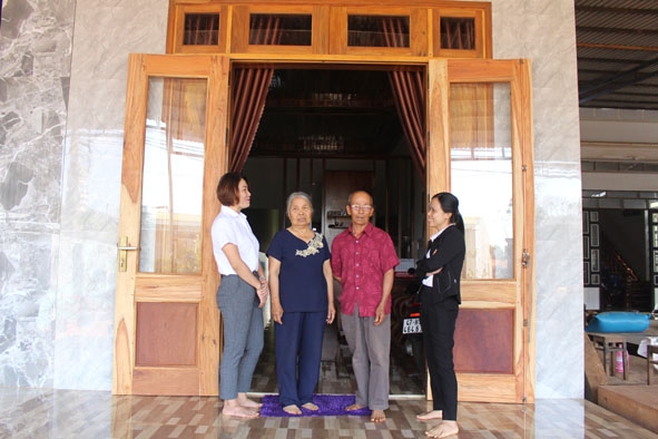 Ngôi nhà Tình nghĩa của gia đình thương binh Lê Hồng Sơn (thị trấn Quảng Phú) hoàn thành đúng dịp Tết Canh Tý.