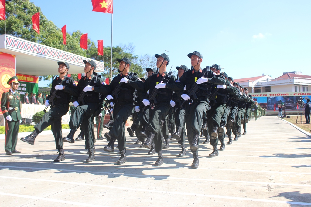 Khối Cảnh sát Cơ động, Công an tỉnh tại lễ duyệt đội ngũ