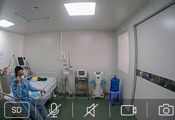 Với phòng áp lực âm, người bệnh được cách ly, giám sát qua màn hình Camera. Ảnh minh họa