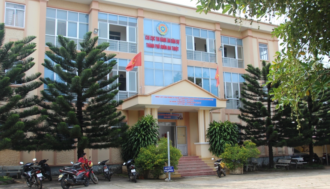 Trụ sở Chi cục THADS TP.Buôn Ma Thuột, nơi bị can Nguyễn Đỗ Mai công tác.