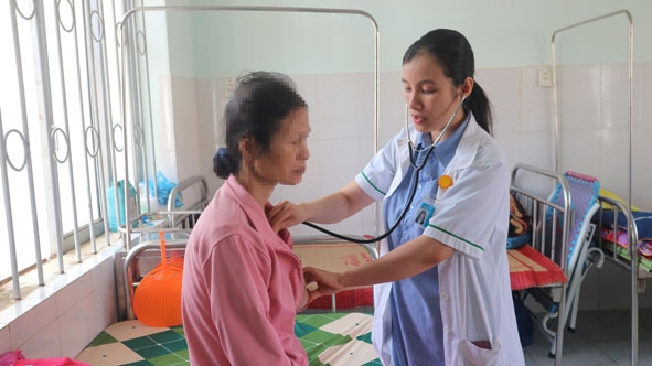 Bệnh nhân bị stress được điều trị tại Bệnh viện Tâm thần Đắk Lắk. Ảnh: Quang Nhật