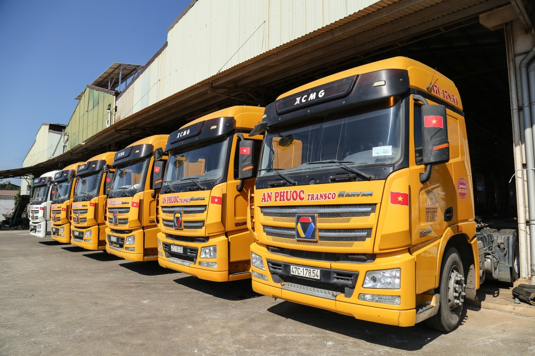 Công ty TNHH Vận tải Ô tô An Phước sở hữu hơn 100 đầu phương tiện đa trọng tải