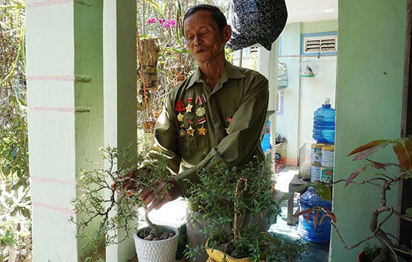Ông Lâm Sanh Lại là người chỉ huy trận chống càn tháng 2-1965 trong thời gian chiến dịch giải phóng H9 Krông Bông.  Ảnh: Khả Lê