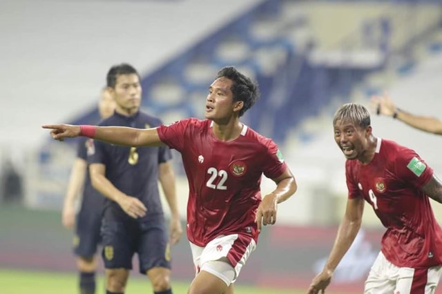 Đội tuyển Indonesia cho thấy nhiều sự tiến bộ trong trận đấu gặp đội tuyển Thái Lan. (Ảnh: Internet)