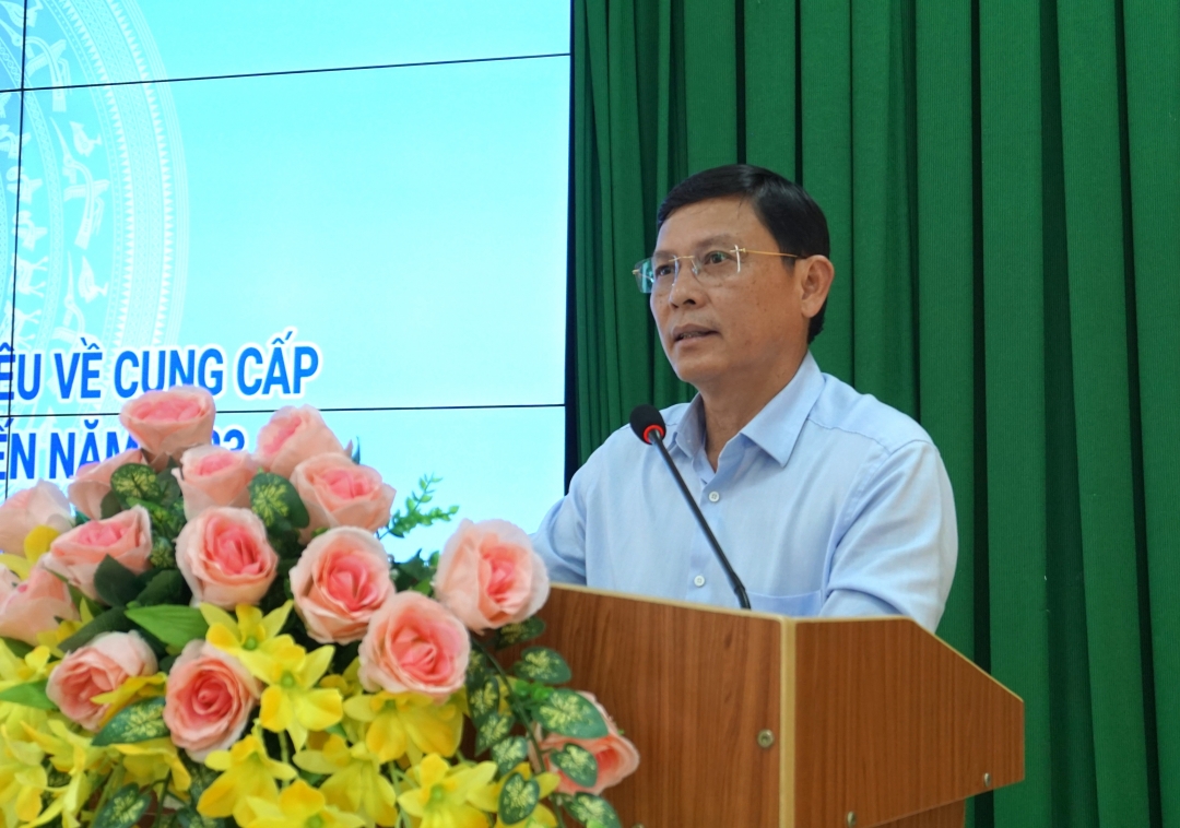 Phát biểu tại hội nghị, Phó Chủ tịch Thường trực UBND tỉnh Nguyễn Tuấn Hà 