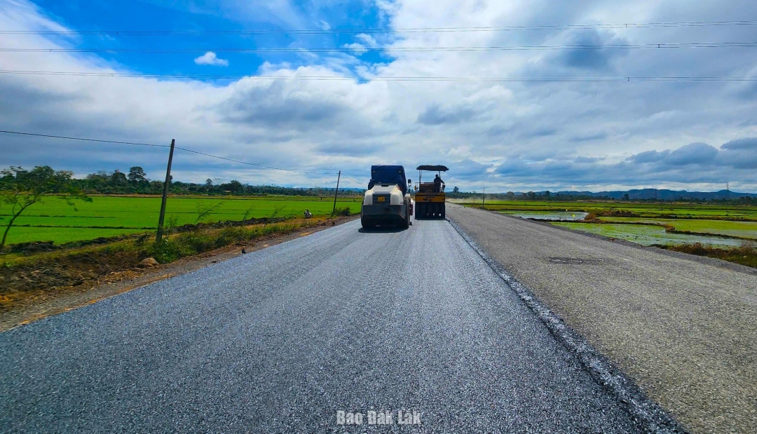 Thi công Dự án đường Hồ Chí Minh đoạn tránh phía Đông TP. Buôn Ma Thuột.